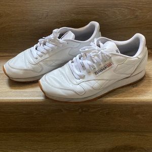 Men’s Size 12 White Reebok Classics